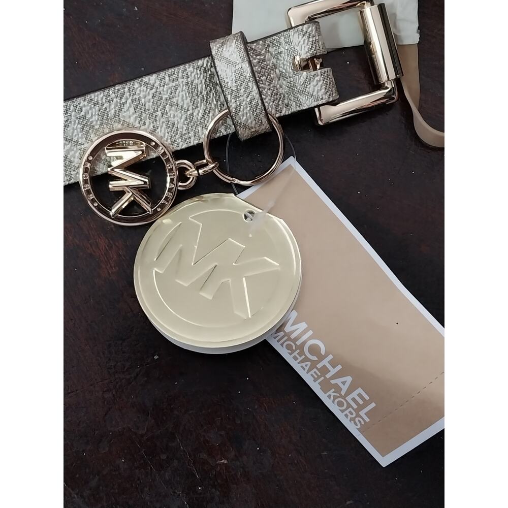 NWT@$88! MICHAEL KORS! FAB GOLD & BLACK MONOGRAM, LOGO, HIP PACK, PURSE, BAG! - Picture 6 of 10